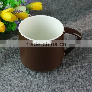 Stocked 400ml Colorful Glazed Ceramic Coffee Mug/cup , Ceramic Beer Mug With Special Handle Standard for Daily Use thumbnail-4