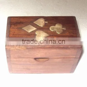 Wooden Playing Card Box, thumbnail-1