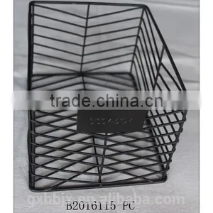 Multi-functional Metal Wire Storage Basket thumbnail-1