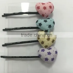 Beautifull Fancy Women Hair Accessories Kids Snap Pin Heart Shape Hair Clips thumbnail-2