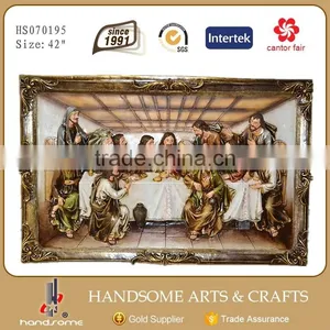 16 Inch Resin Home Decoration Statue Last Supper Religious Craft thumbnail-5