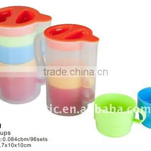 Sales Promtion 6pcs Set Colorful Plastic Cup thumbnail-1