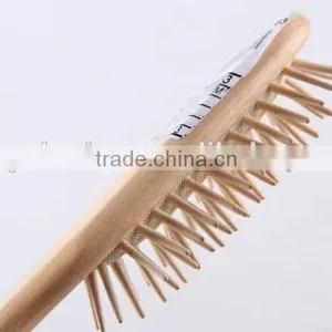 64 Holes Wooden Message/comb Hair Brush thumbnail-4