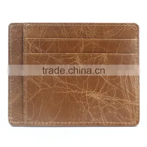 Oil Wax Slim Card Holder thumbnail-1
