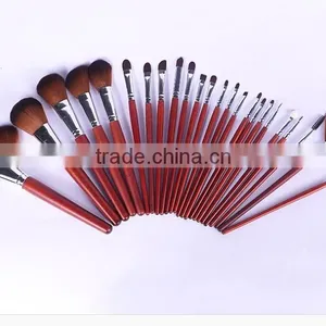 Professional 24piece Hot Pink Synthetic Hair Makeup Brush Factory Wholesale thumbnail-1