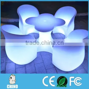 Night Bar Furniture Illuminated Led Table Cube Sweet Design thumbnail-1