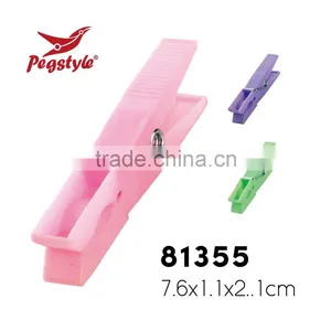 Multifunctional Plastik Stainless Steel Spring Plastic Clothes Peg thumbnail-2
