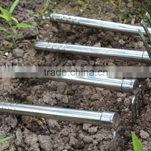 High Grade Stainless Steel Mini Digging Garden Hoe thumbnail-3