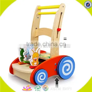 Wholesale Wooden Baby Walker Funny Wooden Baby Walker Multifunction Wooden Baby Walker W16E026 thumbnail-1