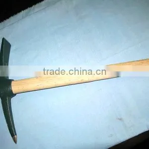 2.5kg Steel Pick Forged Pickaxe With Wooden Handle thumbnail-2