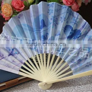 Bamboo Foldable Fan Wholesale thumbnail-3
