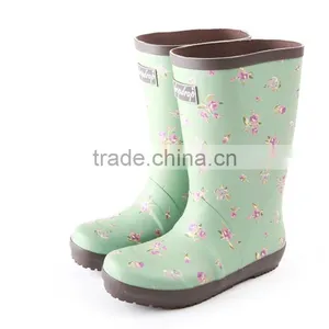 Half Style Rubber Rain Boots for Woman thumbnail-1