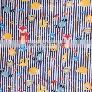 Wholesale Children Clothes Animals Woven Fabric High Quality 100% Cotton Textile Fabric thumbnail-3