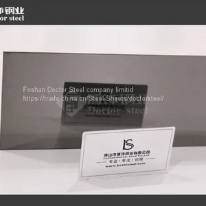2017 Hot Selling Black Titanium Mirror Decorative Stainless Steel Sheet thumbnail-2