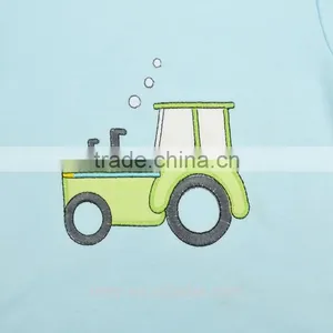 Summer Baby Boy Collar Short Sleeve Clothes Little Car Design Plain Baby Rompers thumbnail-3