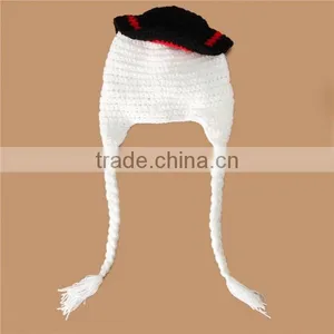 Handmade Funny Newborn Baby Snowman Crochet Hat Pattern thumbnail-6