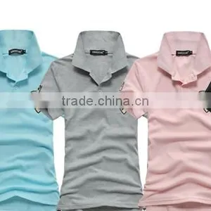 Custom Fashionable and Best Fit Plain Short Sleeve Polo T-shirt Manufactures in Guangzhou China thumbnail-6