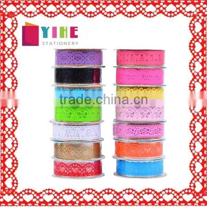 1.5cm*1m Multicolor Lace Tape,PVC Tape DIY Washi Tape Cartoon Characters Adhesive Paper Tape thumbnail-1