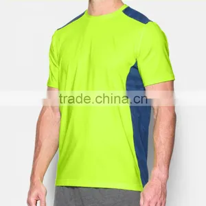 Body Building Wear Printed Logo Round Neck Training Mens Fitness T Shirt thumbnail-2