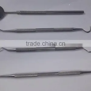 Premium Quality Surgical Stainless Steel Dental Hygiene Kit/ 4 Pcs Dental Scalar Kit/ Oral Dental Set thumbnail-3