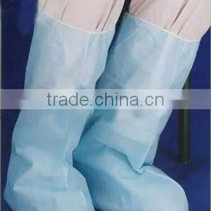 Disposable Non-woven Boot Cover With Elastic Band for Hospital thumbnail-1