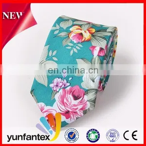 2016 Suitable 100 Cotton Floral Printed Necktie Design thumbnail-1
