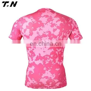 Custom Printed Rash Guard Design, Blank Mens Compression Shirts thumbnail-3