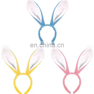 Different Colors Rabbit Ear Headband Lovely Softtextile Headbands for Baby Girls BH2061 thumbnail-1