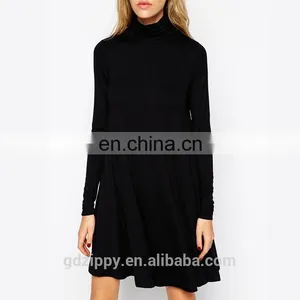 China Dress, High Neck and Long Sleeve Dress for Women thumbnail-2
