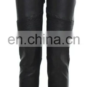 Wholesale Stretch Leggings Stretch Lamb Leather Pants Stretch Pants for Ladies thumbnail-1