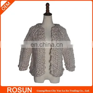 Supplier Soft 100% Wool Handmade Sweater for Babies thumbnail-1