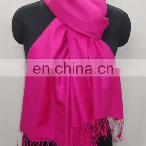 50% Silk /50% Pashmina Wool , Pashmina Shawls & Scarfs thumbnail-3