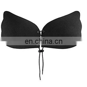 Women Push-up Bra Strapless Silicone Bras Invisible Pad thumbnail-3