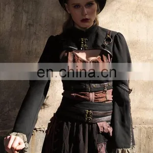 Steampunk Women's Open Chest Bolero by RQBL thumbnail-6
