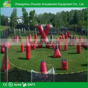 Outdoor Toys & Structures Amusement Equipment Inflatable Paintball Obstacle thumbnail-1