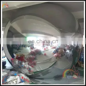 Best Price Giant Inflatable Hanging Mirror Ball Christmas Party Event Mirror Ball Silver Hanging Decoration thumbnail-2
