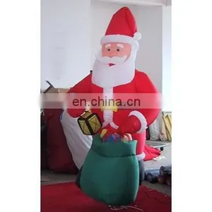 Inflatable Santa With Gift, Inflatable Christmas Santa Claus thumbnail-1