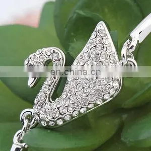 Austrian Crystal Bracelet Ballet Swan Silver Bracelet thumbnail-6
