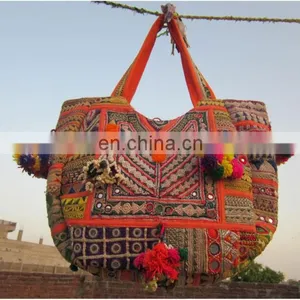 Indian Vintage Style Hand Stitched Banjara Shoulder Bag Designer Purse thumbnail-1