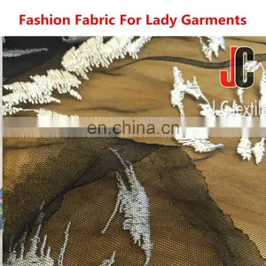 New Fashion Design Nylon Mesh With Embroidery High Quality Lace Fabric thumbnail-5