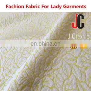 Jacquard Fabric Sofa Designs Durable Elastane Fabric Recycled 100% Polyester Spandex Plain Dyed Jacquard Stretch Knit Fabric thumbnail-1