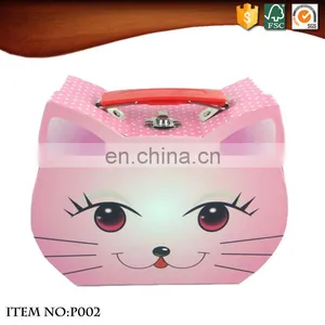 Lovely Cat Cardboard Suitcase Gift Box thumbnail-1