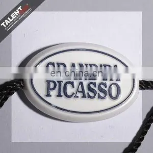 Custom Emboss Brand Name Logo Seal Lock Tag String for Hang Tag thumbnail-6