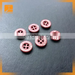 Round Clear 4 Hole Custom Made Plastic Button for Garment thumbnail-3
