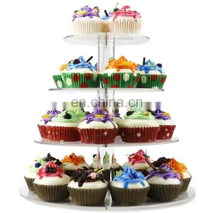 High Quality Luxury Custom Clear Acrylic Cake Table thumbnail-2