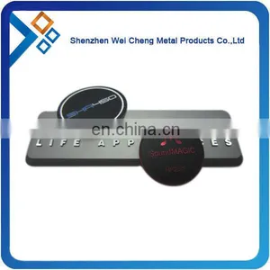Custom Metal Nameplate Embossed Aluminum Name Plate Label thumbnail-1