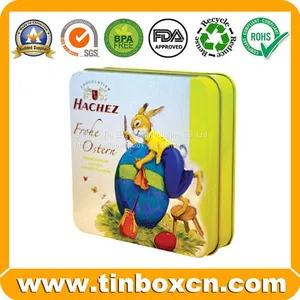 Custom Square Metal Tin Box For Gift Storage thumbnail-1