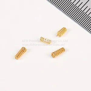OEM Gold Plated Stainless Steel Spring ,metal Coil Mini Compression Spring thumbnail-3