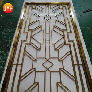 Hotel Laser Cutting Metal Partition Custom Decorative Metal Modern Metal Decorative Partition Screen thumbnail-3