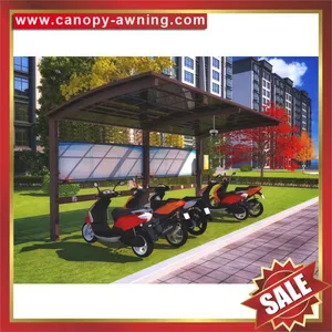 Outdoor Alu Aluminum Aluminium pc Polycarbonate Bus Shelter Canopy Awning thumbnail-4